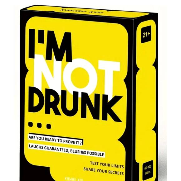 I'm Not Drunk Drinking Card Game - Picture 2 of 7